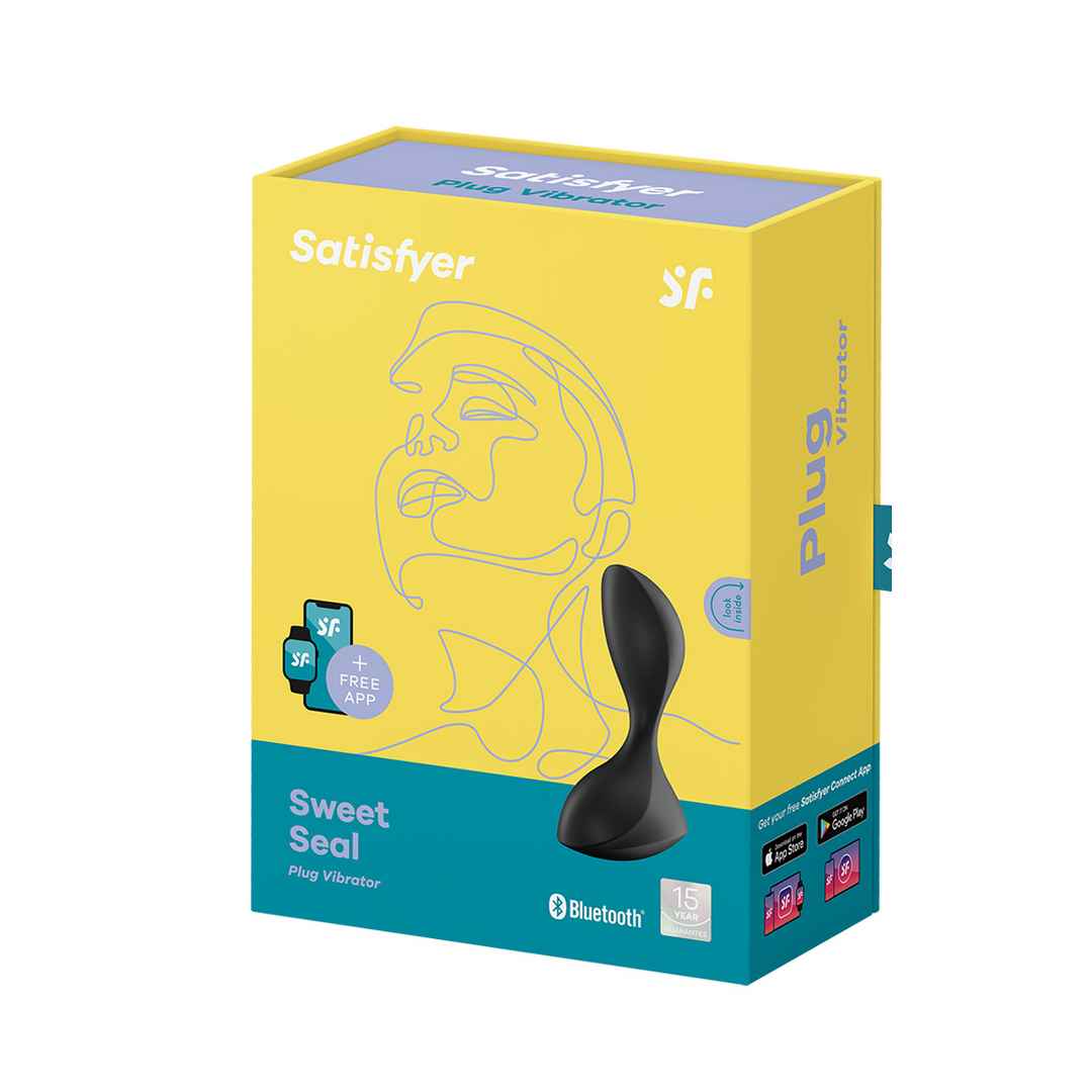 Satisfyer - Sweet Seal - Vibrerende Butt Plug - Zwart