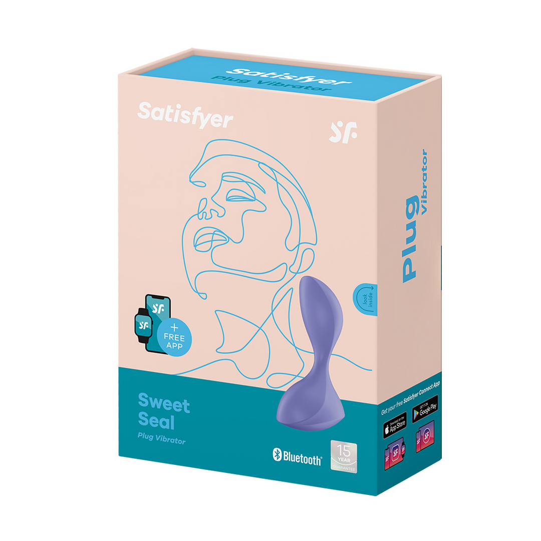 Satisfyer - Sweet Seal - Vibrerende Butt Plug - Lila