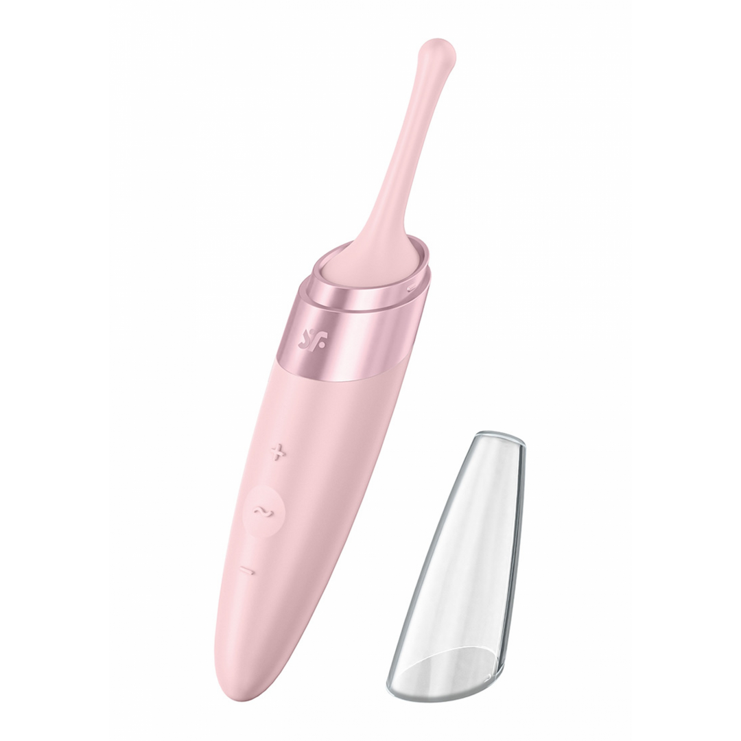 Satisfyer - Draaiende Verwennerij - Tip Vibrator - Oud Roze