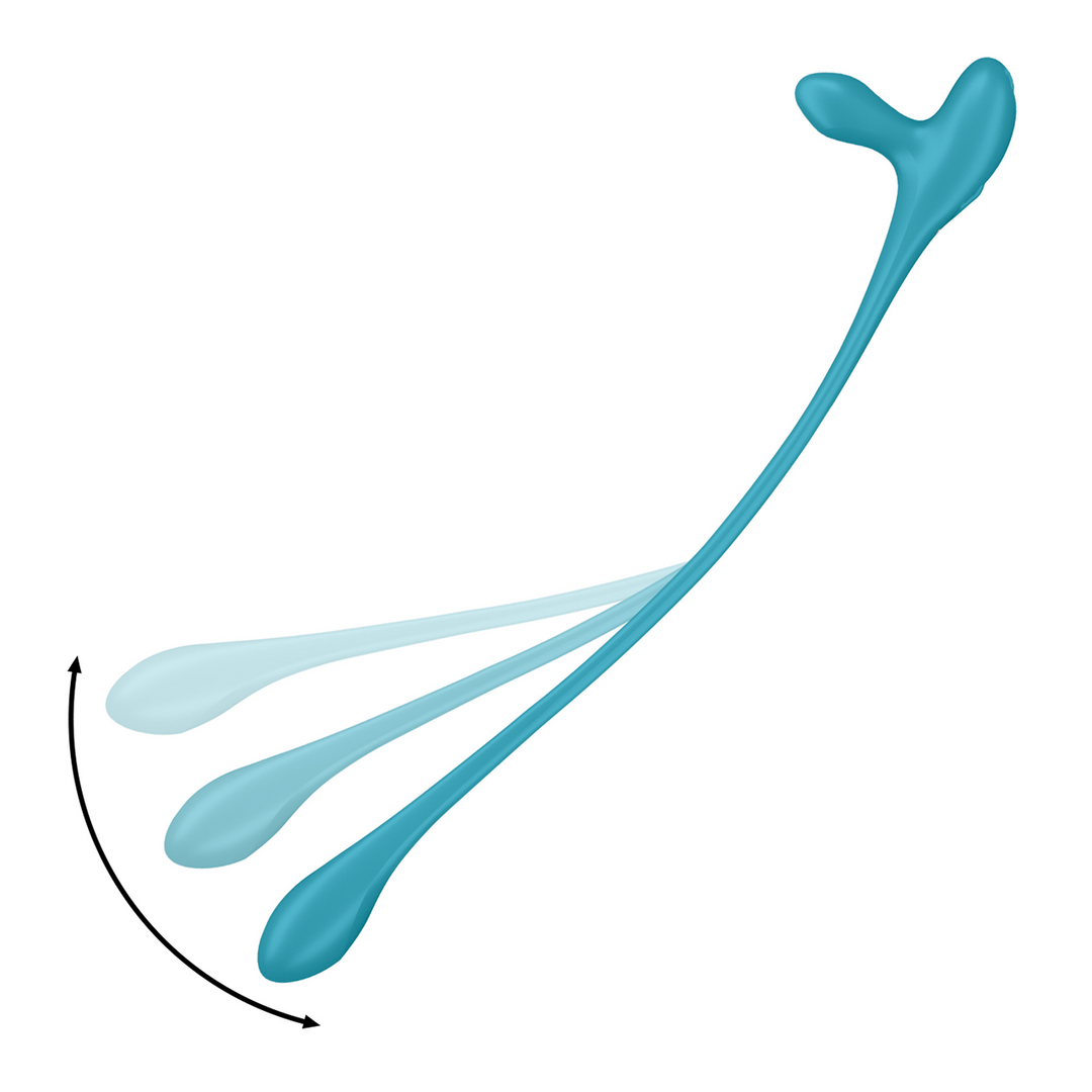 Satisfyer - Plug and Play 1 - Partner Vibrator - Blauwgroen