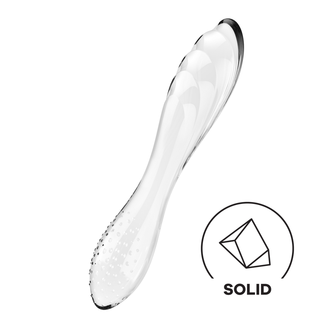 Satisfyer - Dazzling Crystal 1 - Glas Dildo - Transparant
