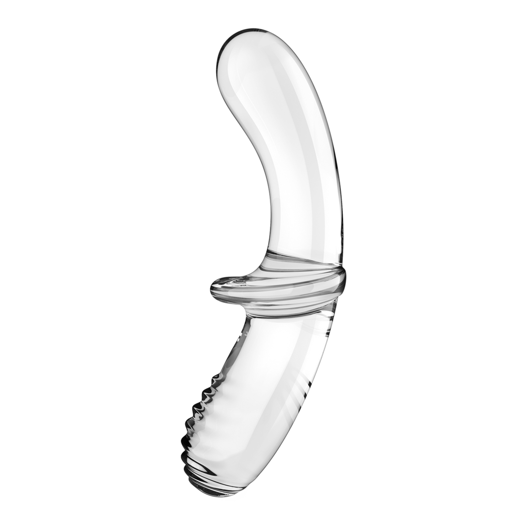 Satisfyer - Dubbele Crystal - Glazen Dildo - Transparant