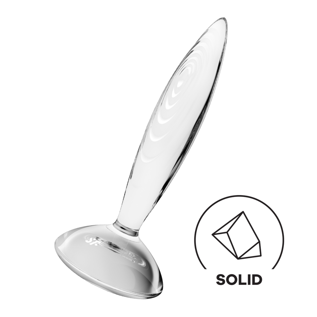 Satisfyer - Sprankelend Kristal - Glazen Dildo - Transparant