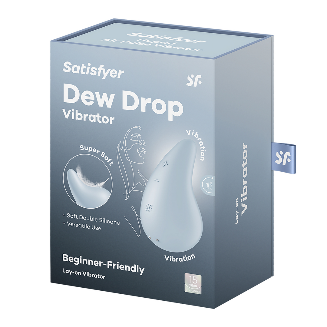 Satisfyer - Dew Drop - Lay-on Vibrator - Blauw