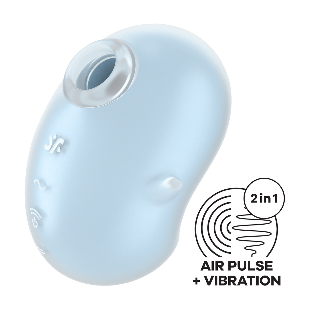 Satisfyer - Cutie Ghost - Air Pulse Vibrator - Blauw