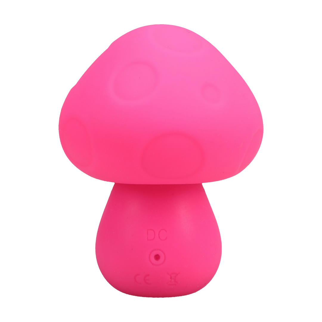 Mochi  - Paddenstoel Vibe - Oplaadbare Siliconen Vibrator - Roze