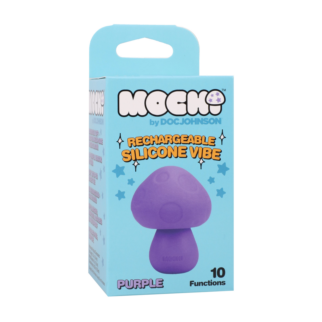 Mochi  - Mushroom Vibe - Oplaadbare Siliconen Vibrator - Paars