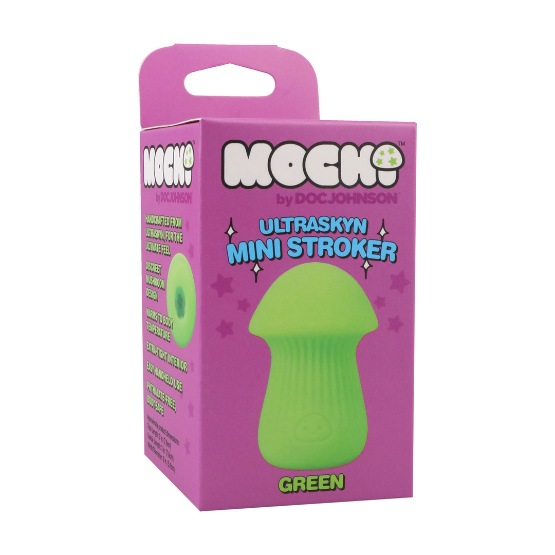 Mochi  - Paddenstoel Stroker - ULTRASKYN Mini Stroker - Groen