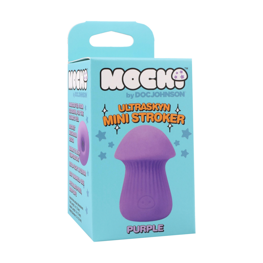 Mochi  - Paddenstoel Stroker - ULTRASKYN Mini Stroker - Paars