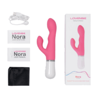 Nora - Bluetooth Afstandsbediening Konijnen Vibrator - Roze