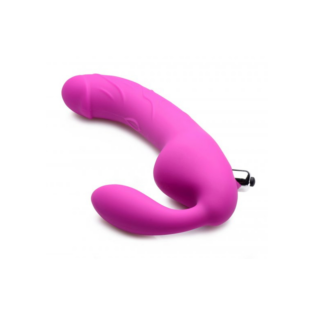 Strap U - Royal Rider - Vibrerende Silicone Strapless Strap-On