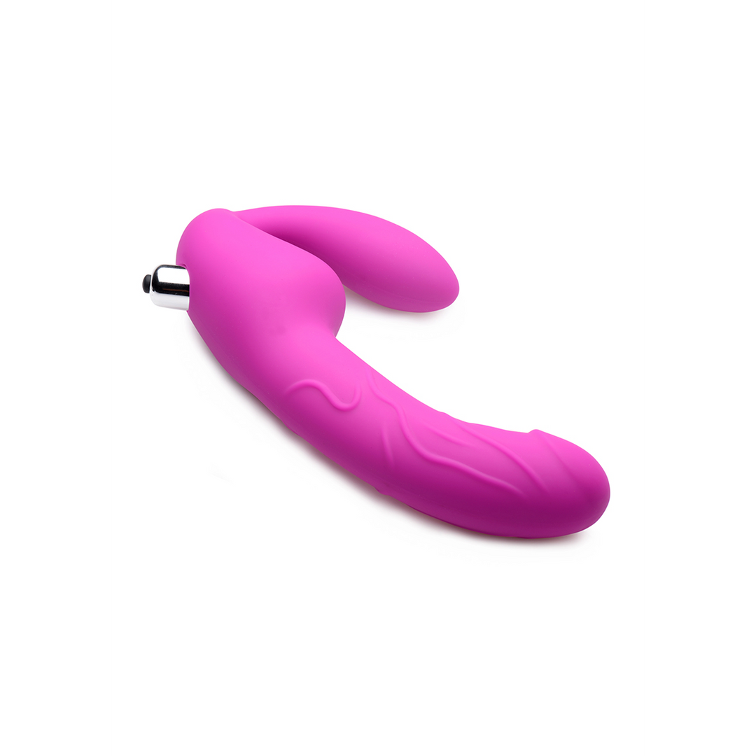 Strap U - Royal Rider - Vibrerende Silicone Strapless Strap-On