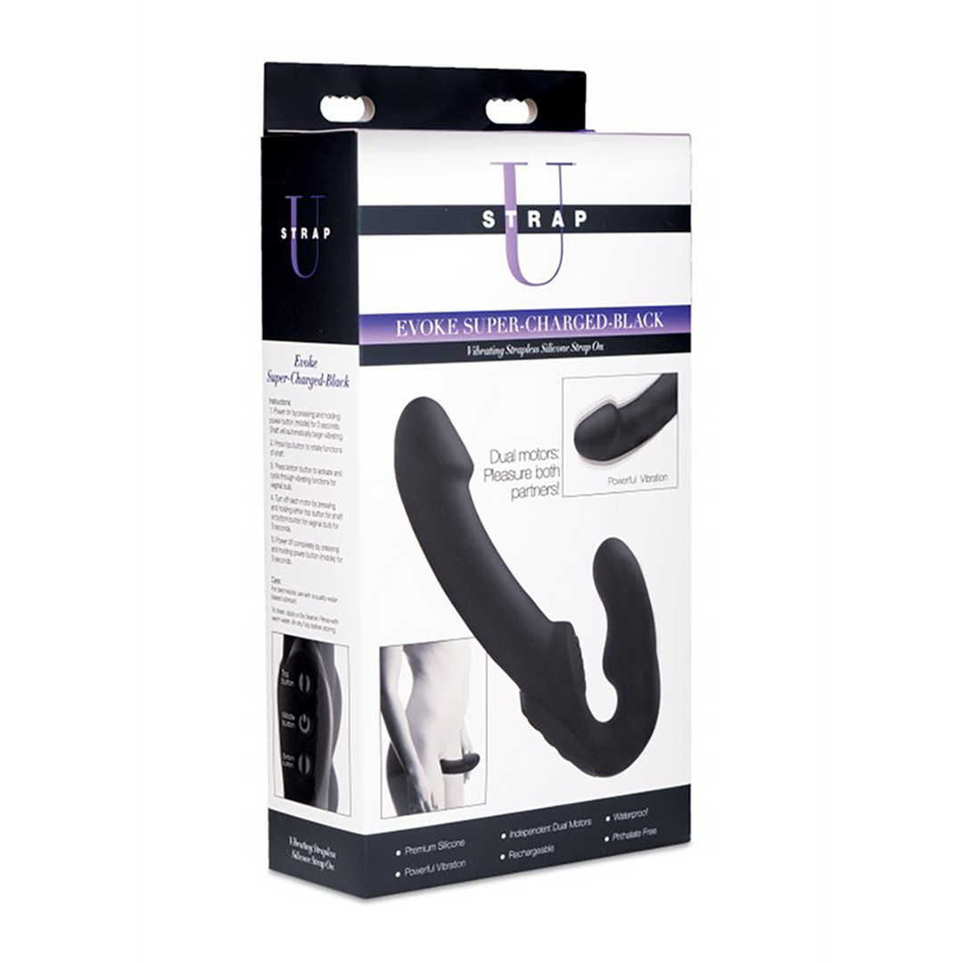 Strap U - SU Evoke Super Charged - Vibrerende Strapless Dildo