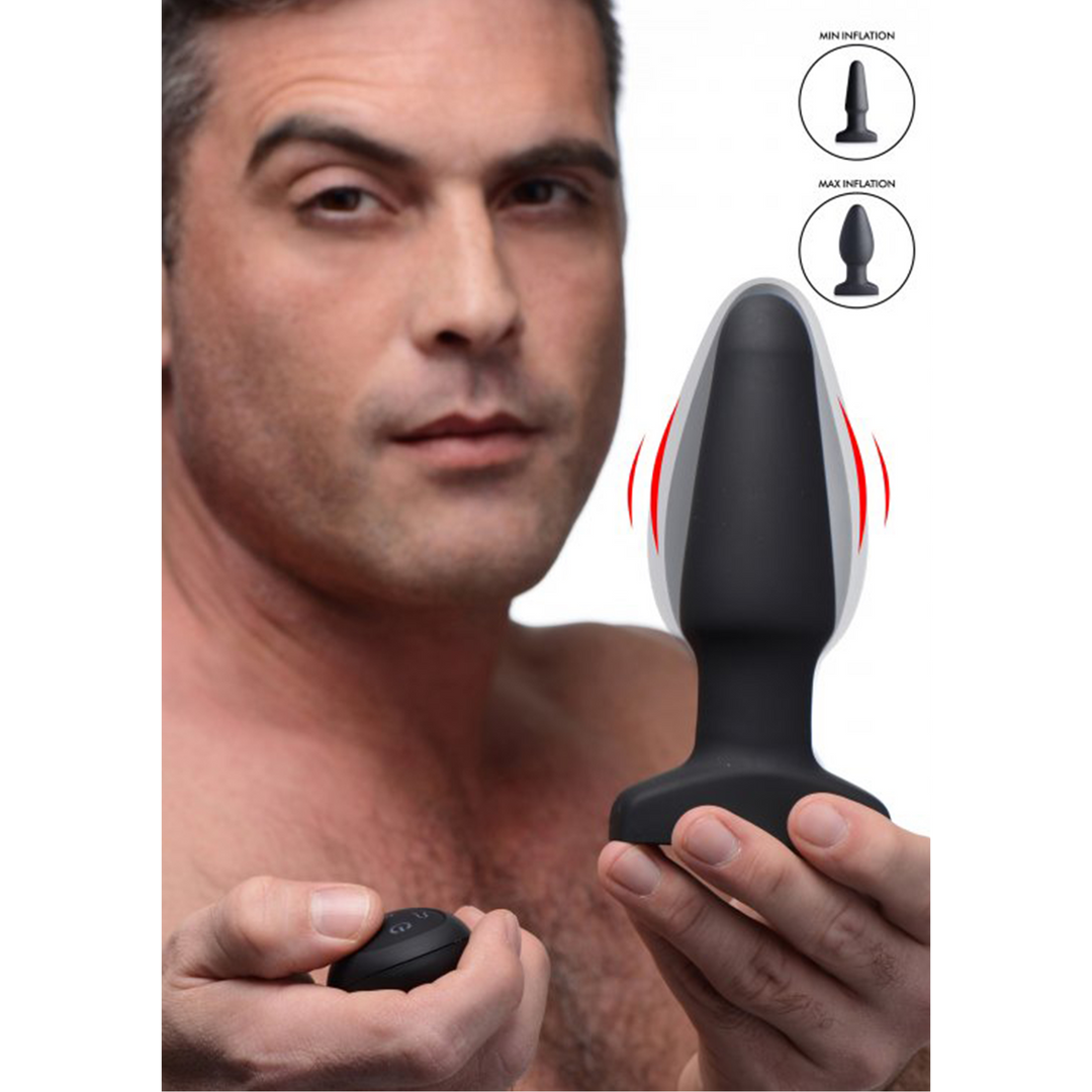 Swell - Opblaasbare Vibrerende Silicone Butt Plug