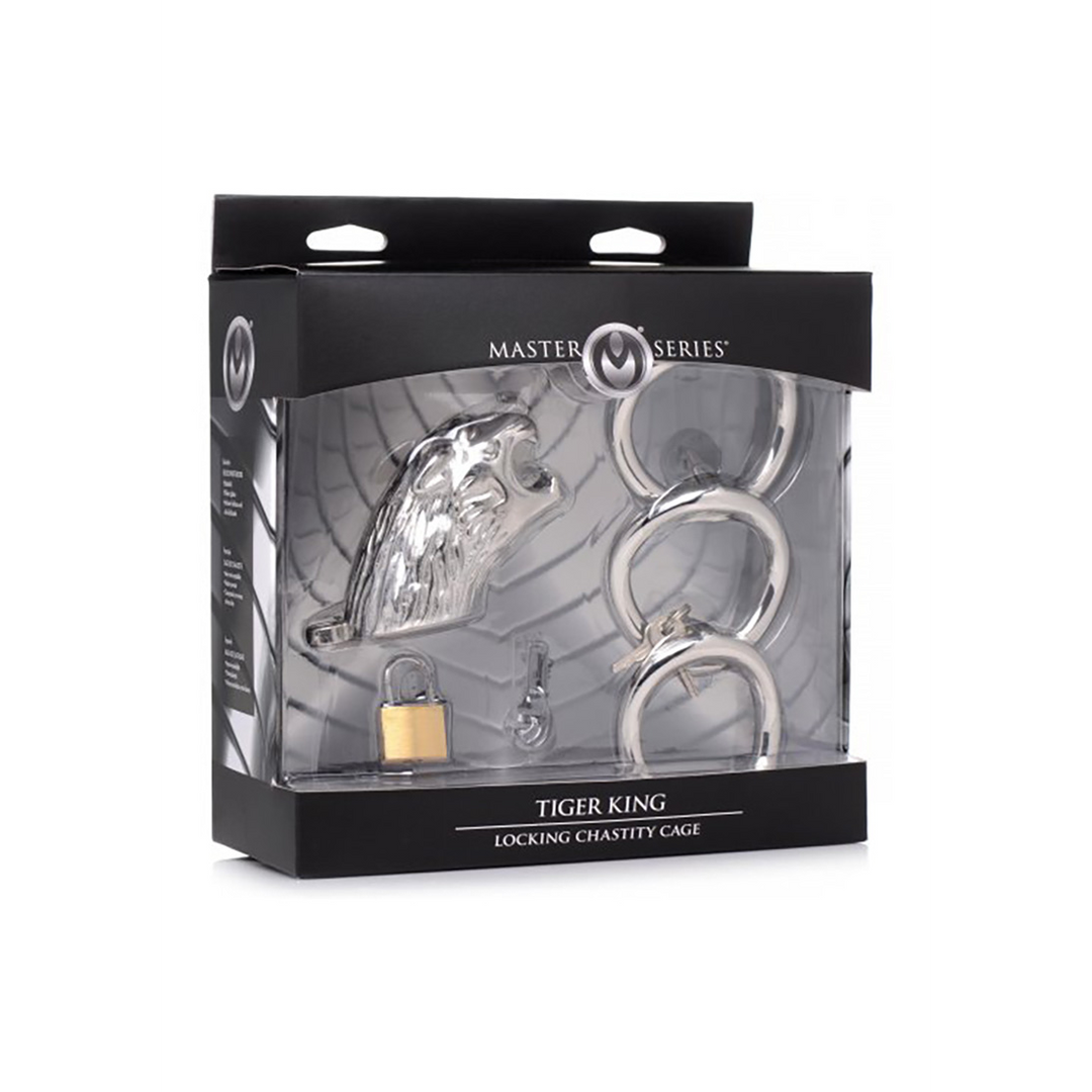 Master Series - Tiger King Vergrendelbare Kwijt Cage