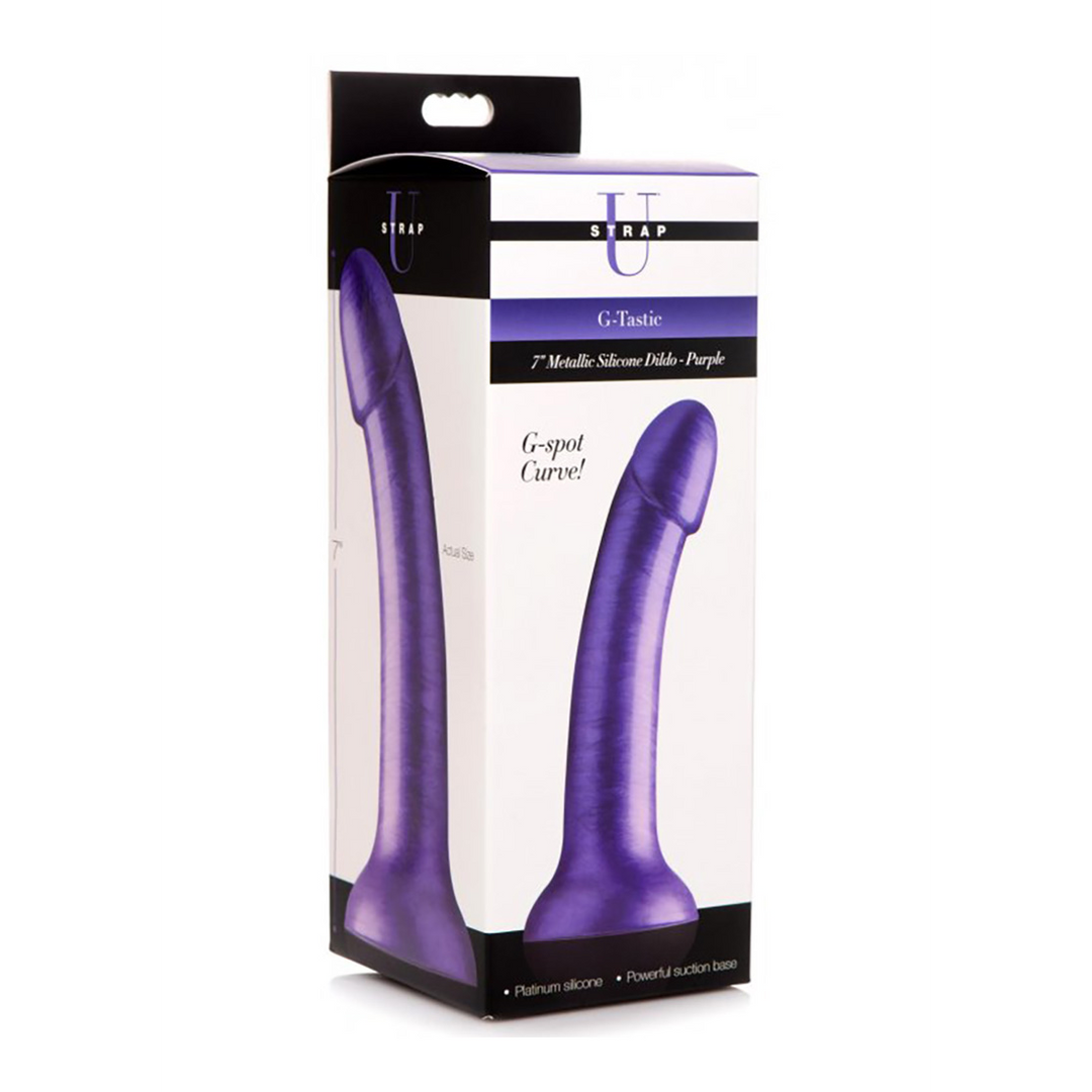Strap U - G-Tastic - Metal Silicone Dildo - 7 / 17,8 cm