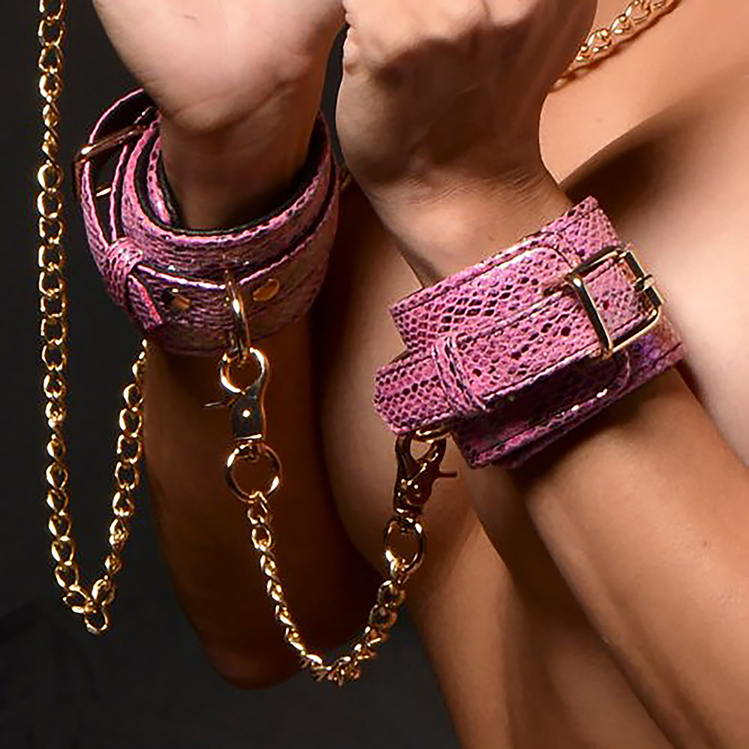 Master Series - Bondage Set met Slangenprint