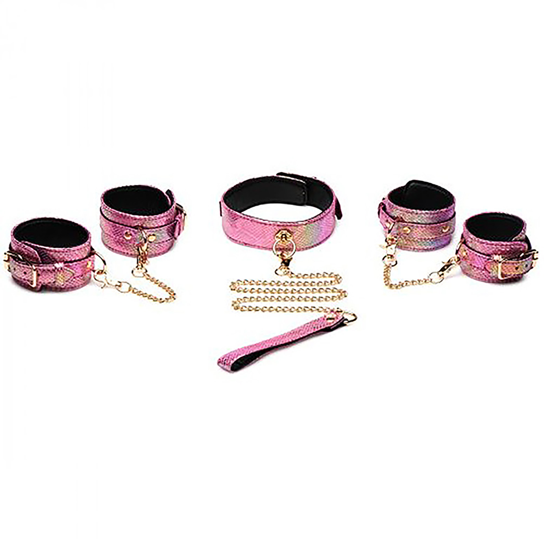 Master Series - Bondage Set met Slangenprint