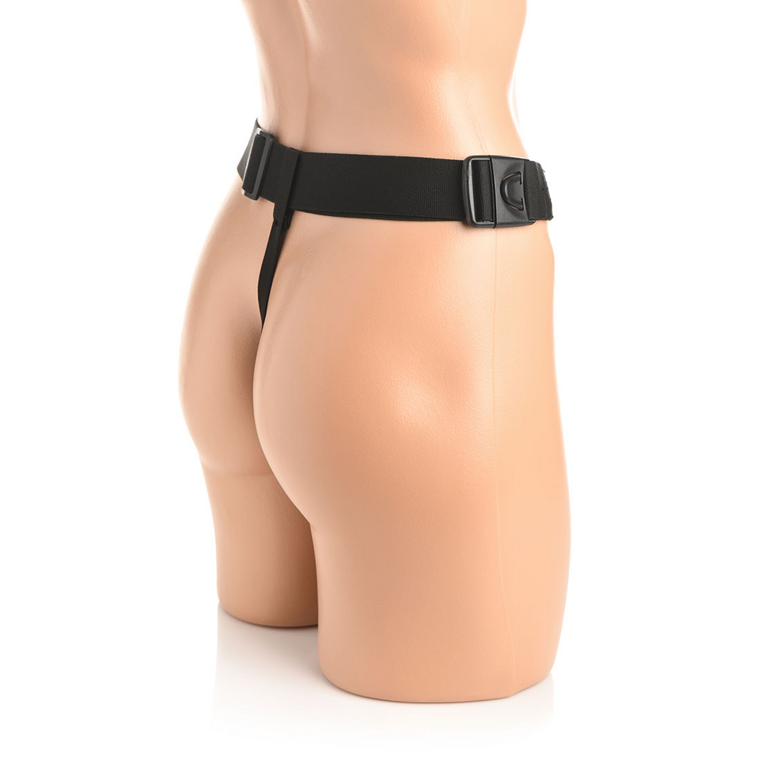 Master Series - Bum-Tastic - Silicone Anale Plug met Harnas en Afstandsbediening