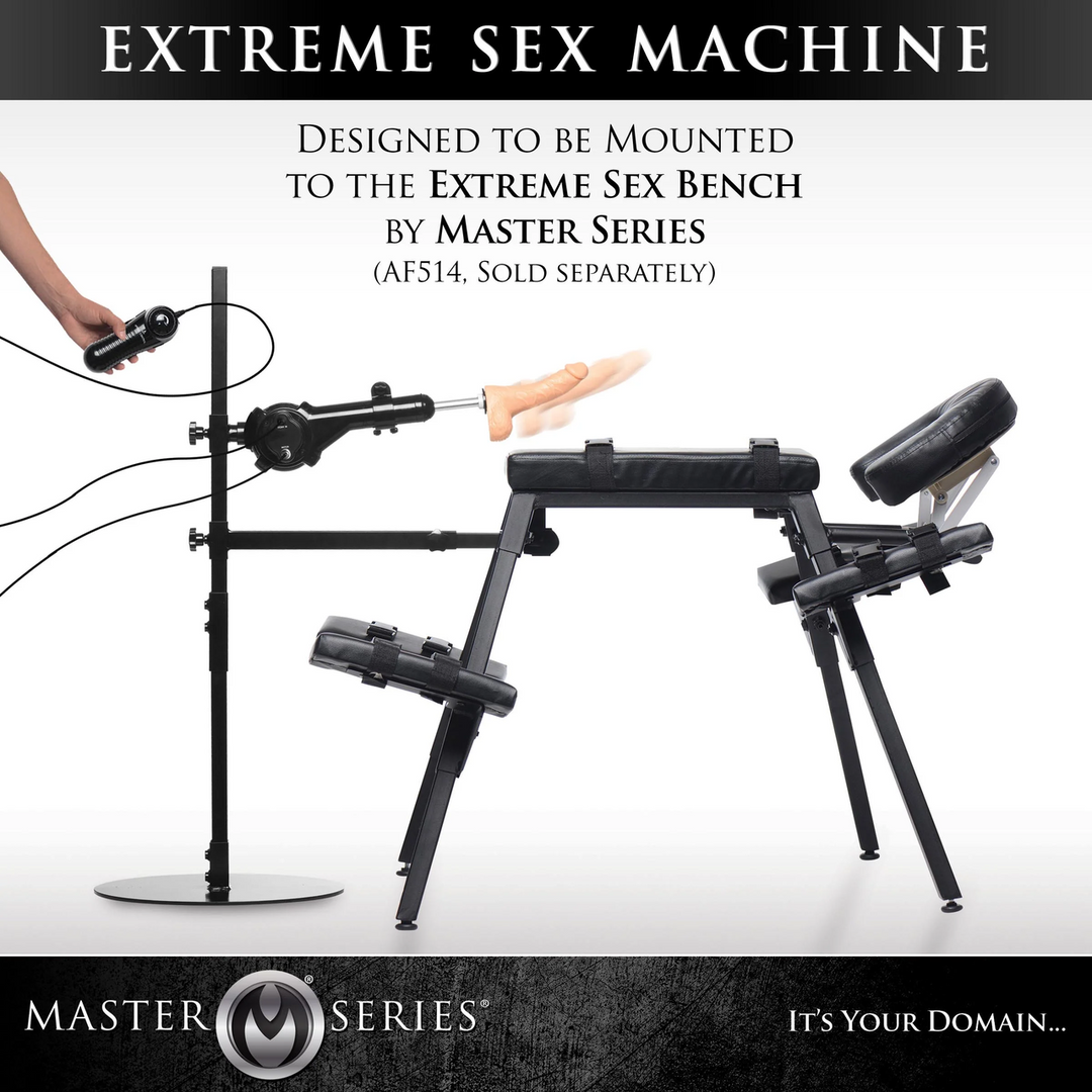 Master Series - De Dicktator 2.0 Extreme Sex Machine - Zwart