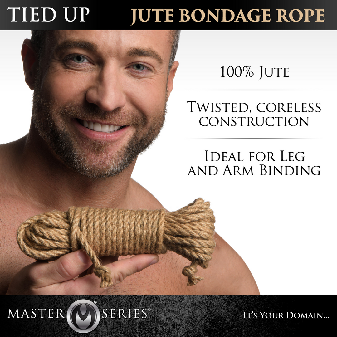 Master Series - Tied Up - Jute Bondage Touw - 25 ft / 7,6 mtr