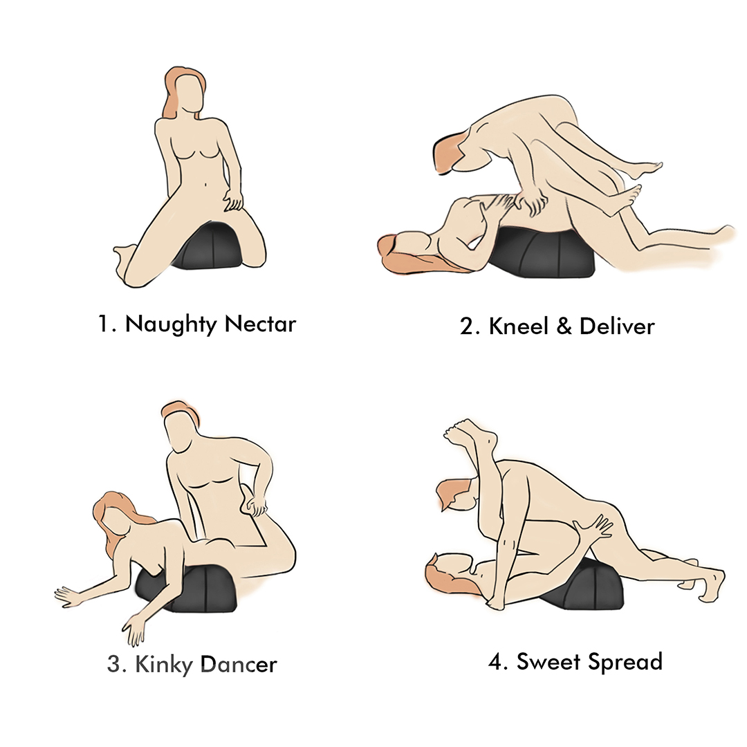 Bedroom Bliss - Love Toy Kussen - Zwart