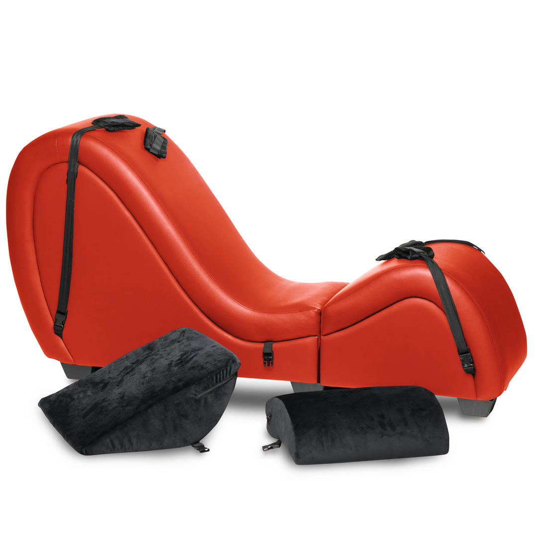 Master Series - Kinky Sex Chaise met Love Pillows - Rood