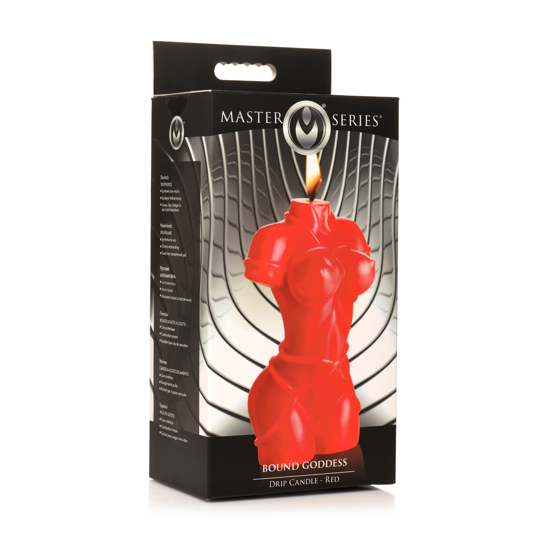 Master Series - Bound Goddess - Dauwkaars - Rood