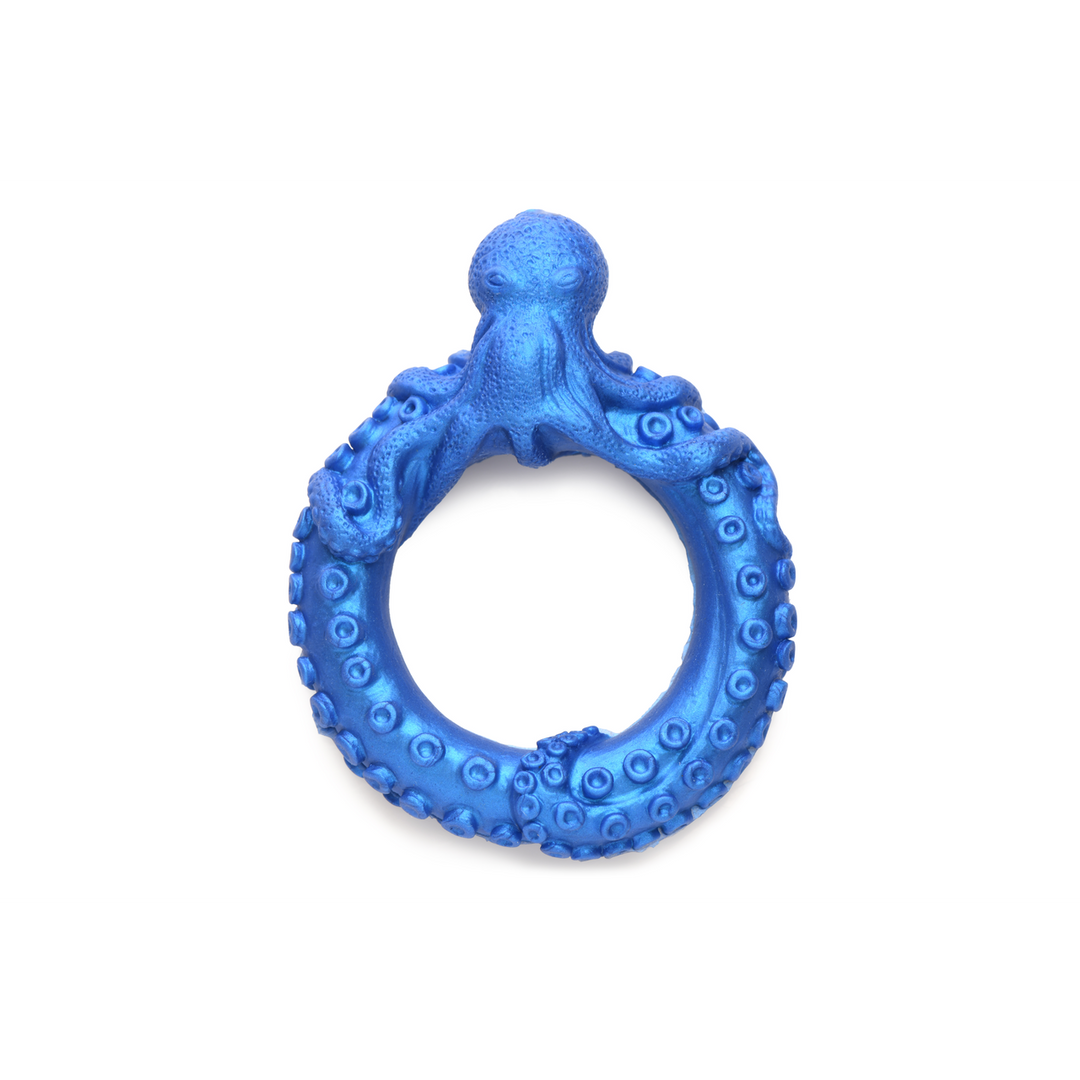 Creature Cocks - Poseidon's Octo-Ring - Siliconen Cockring - Blauw