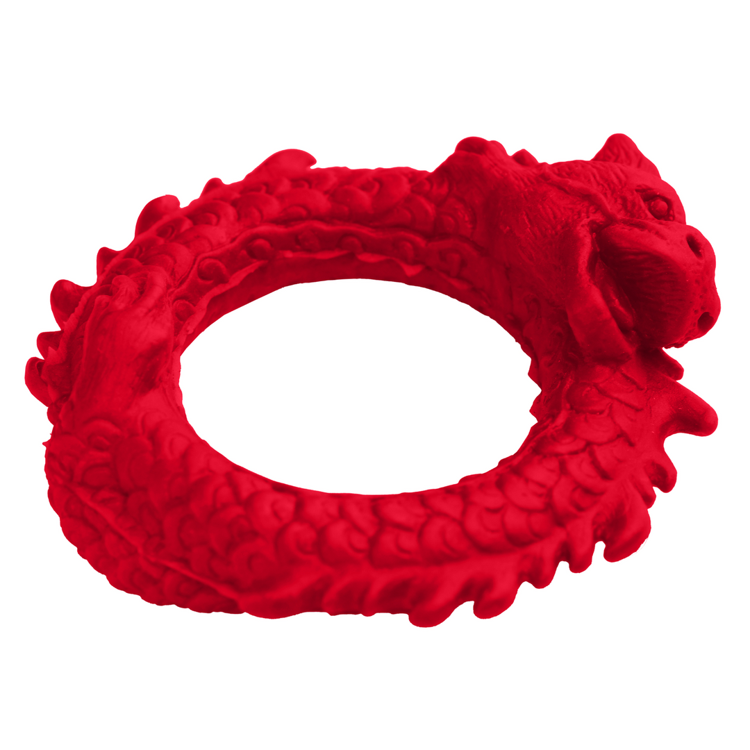 Creature Cocks - Rise of the Dragon - Siliconen Cockring - Rood