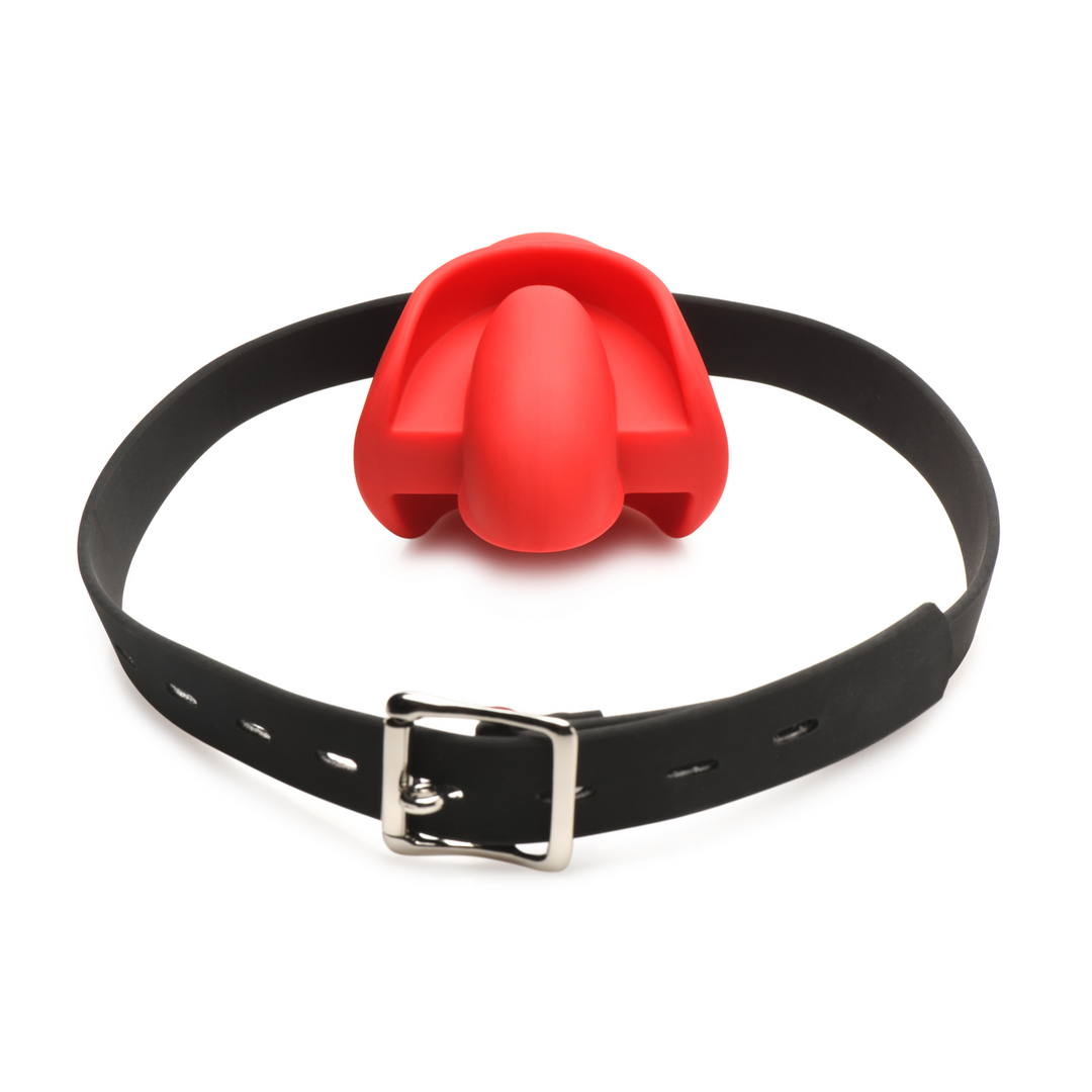 Master Series - Gag Order - Extreme Silicone Ball Gag - Rood