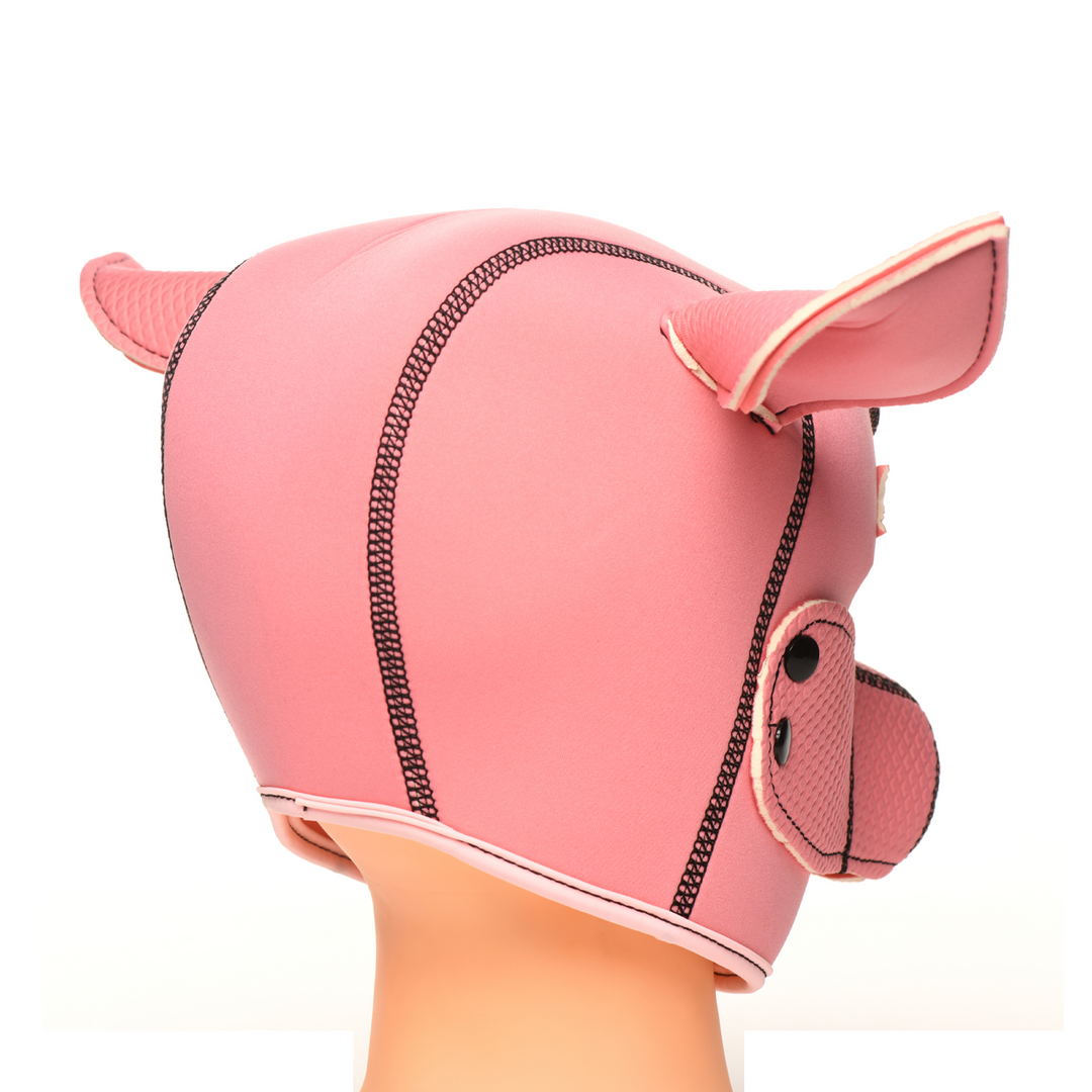 Master Series - Varkens - Varken Neopreen Kap - Roze