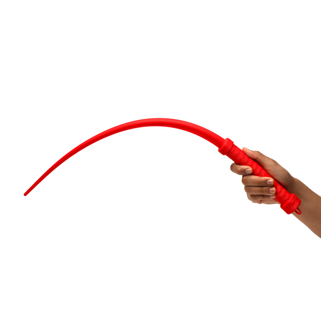 Master Series - Viper Tail - Siliconen Whip - Rood