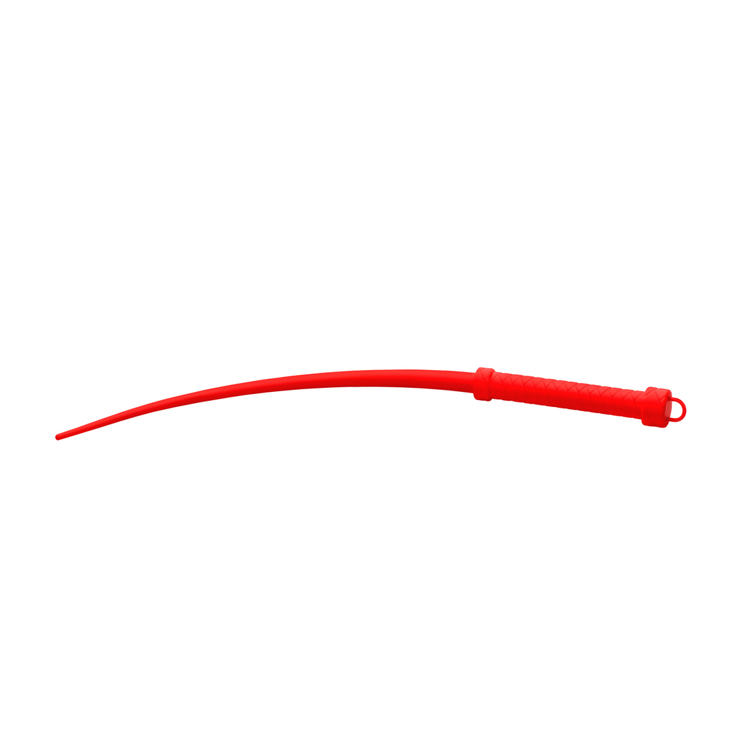 Master Series - Viper Tail - Siliconen Whip - Rood