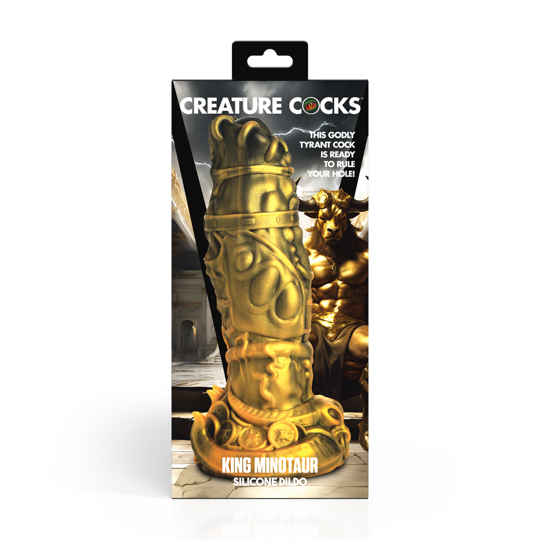 Creature Cocks - King Minotaur - Siliconen Dildo - Goud