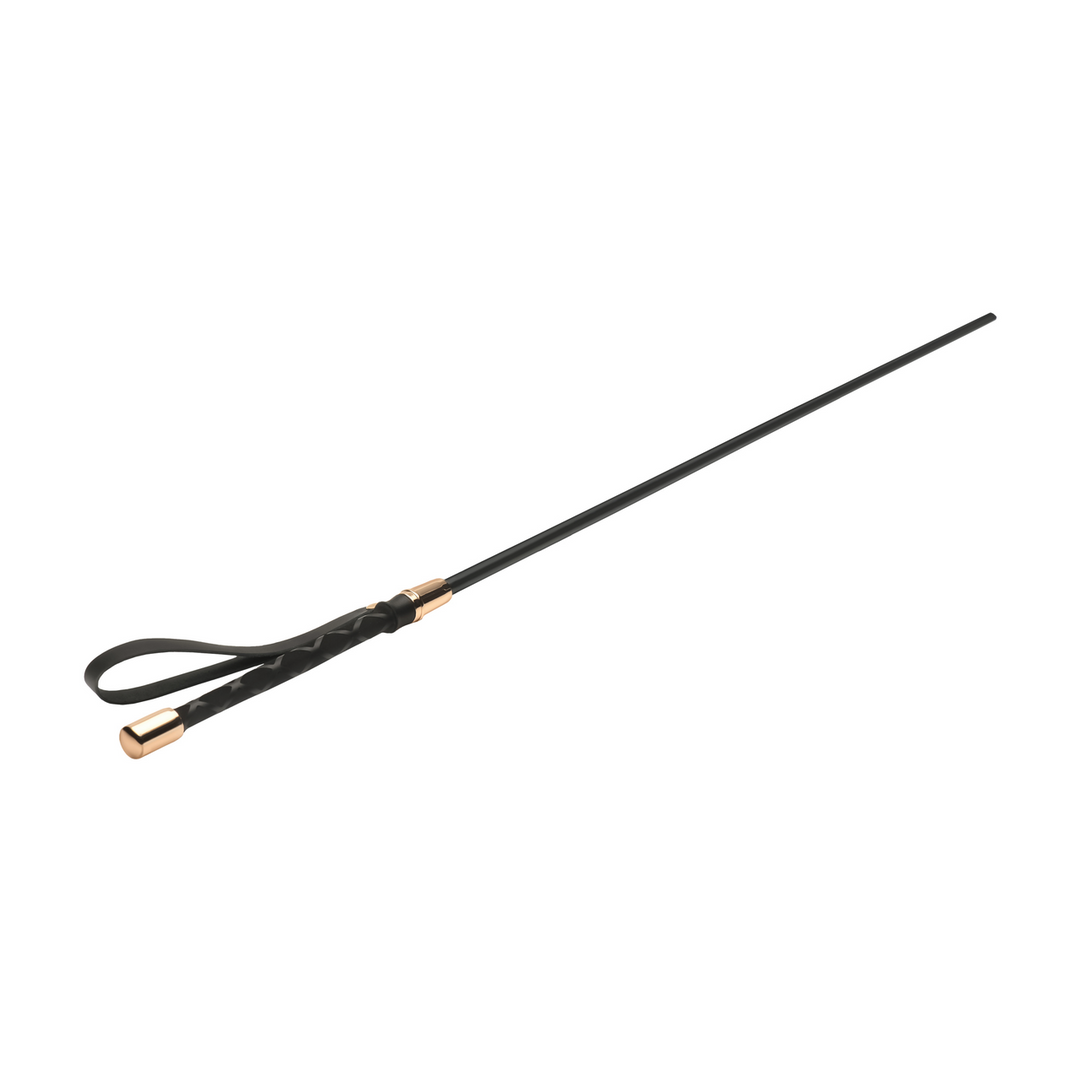 Master Series - Sinful - Impact Cane - Zwart/Goud
