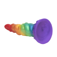 Creature Cocks - Magic Rider - Eenhoorn Silicone Dildo - Regenboog