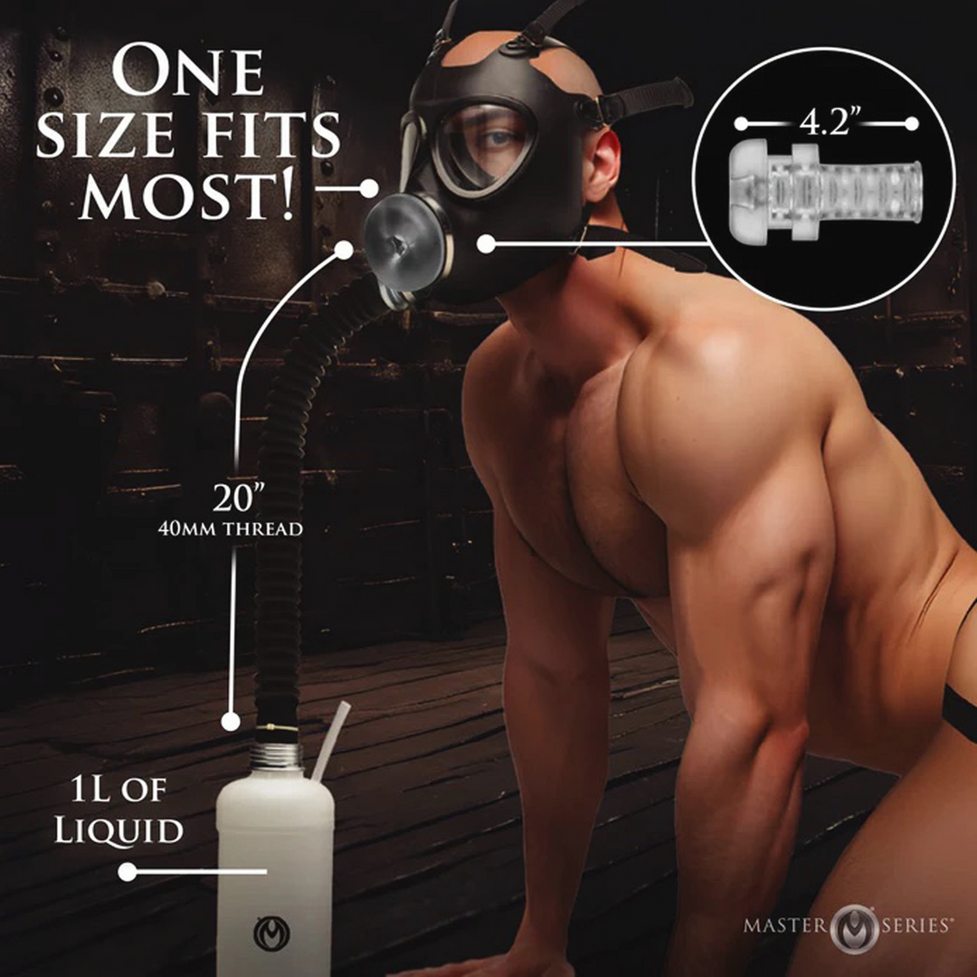 Master Series - Overload - Stroker Gas Mask Kit - Zwart
