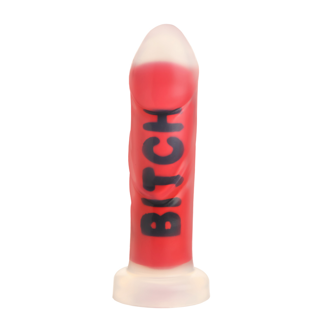 Master Series - BITCH - Siliconen Dildo - Rood