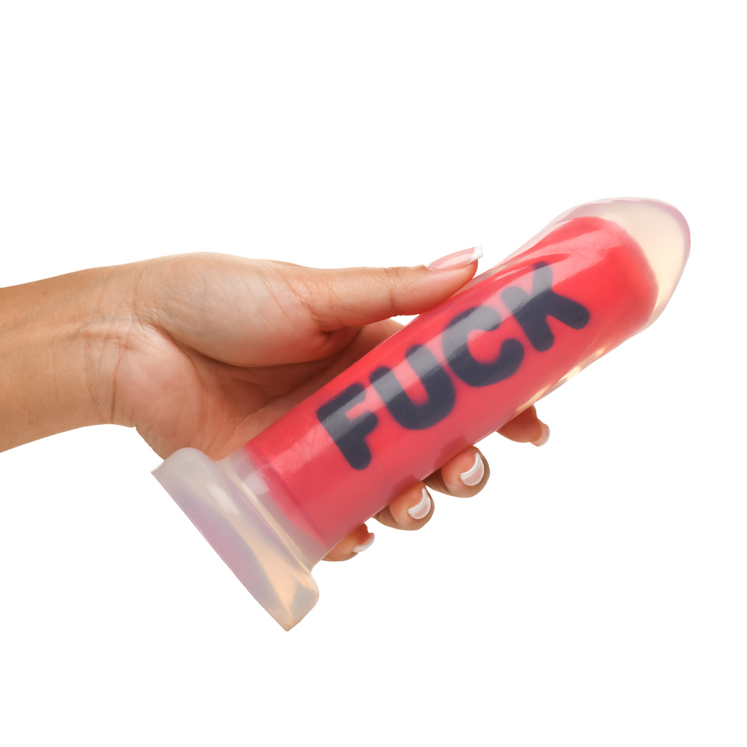 Master Series - FUCK - Siliconen Dildo - Rood