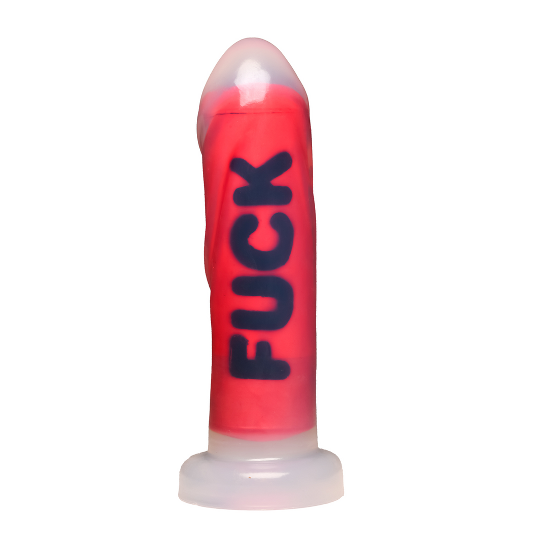 Master Series - FUCK - Siliconen Dildo - Rood