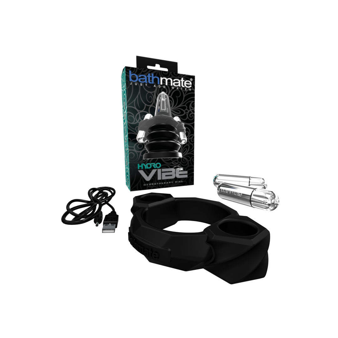 Bathmate - Vibe - Hydro - Vibrerende Penis Pomp Ring - Zwart