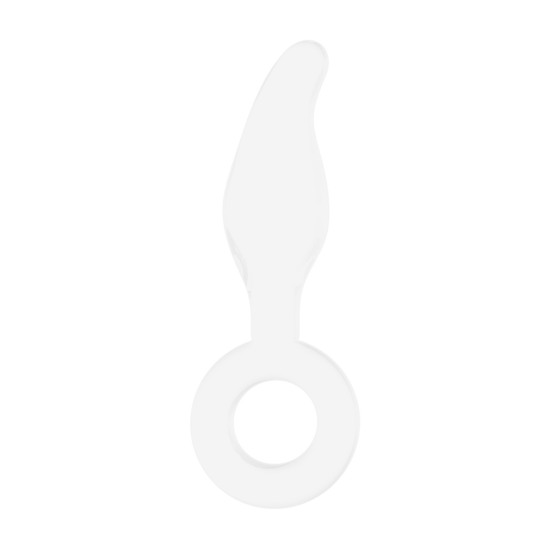 Chrystalino  - Gripper - Glass Dildo with Ring