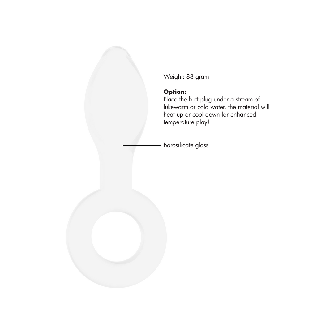 Chrystalino  - Plugger - Glass Dildo