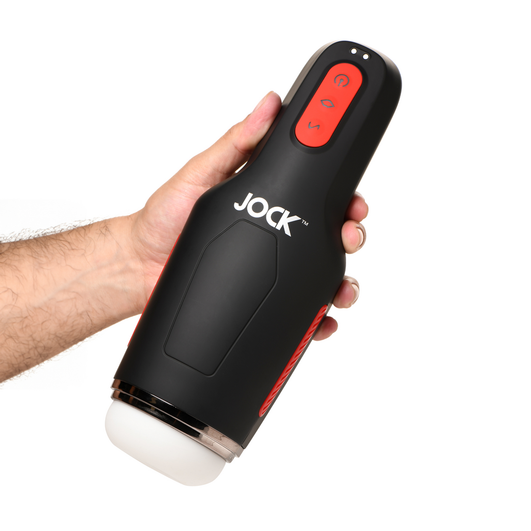 Zuig- en Vibrerende Masturbator - 15X - Zwart