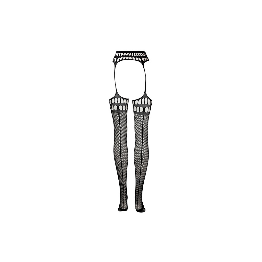 Classic  - Garterbelt Kousen met Open Ontwerp - One Size