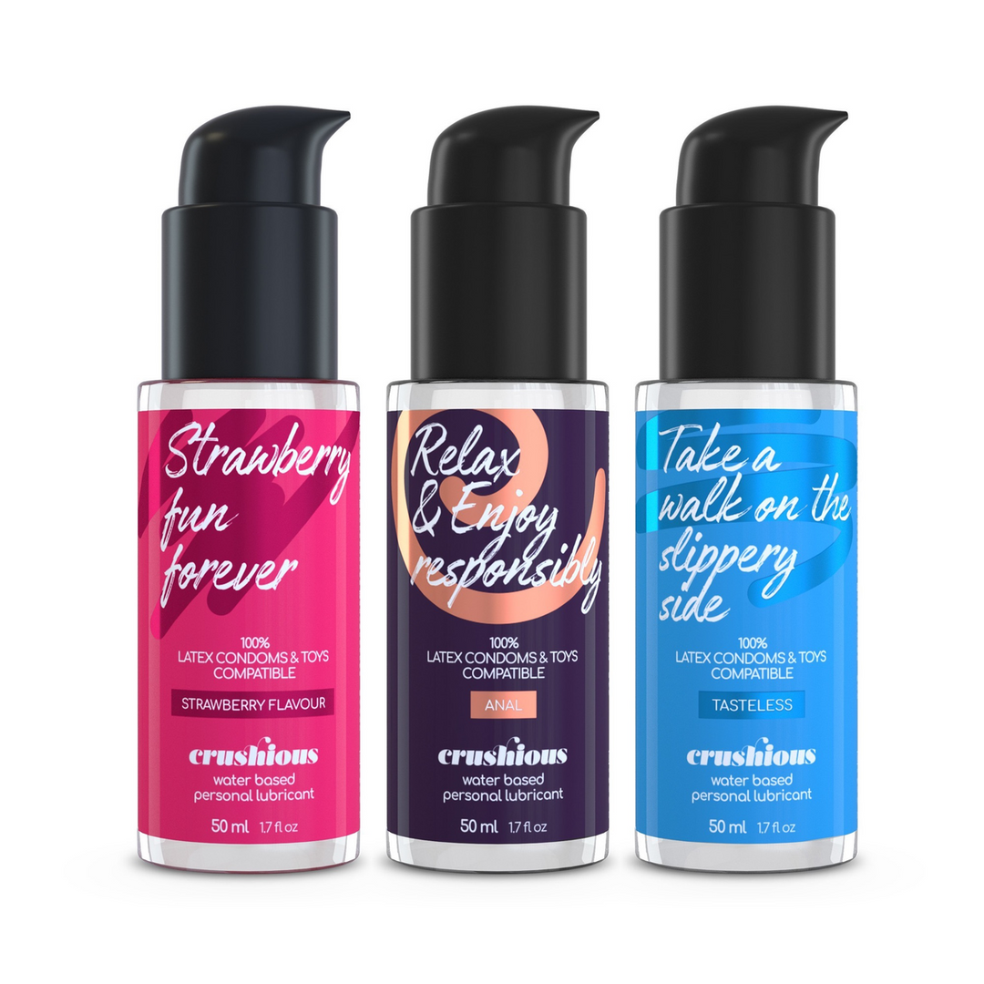 Essentials - 3-delige Glijmiddelset - 1,7 fl oz / 50 ml
