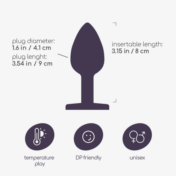 Bijou - Anale Sieraad Plug - Groot - Rood