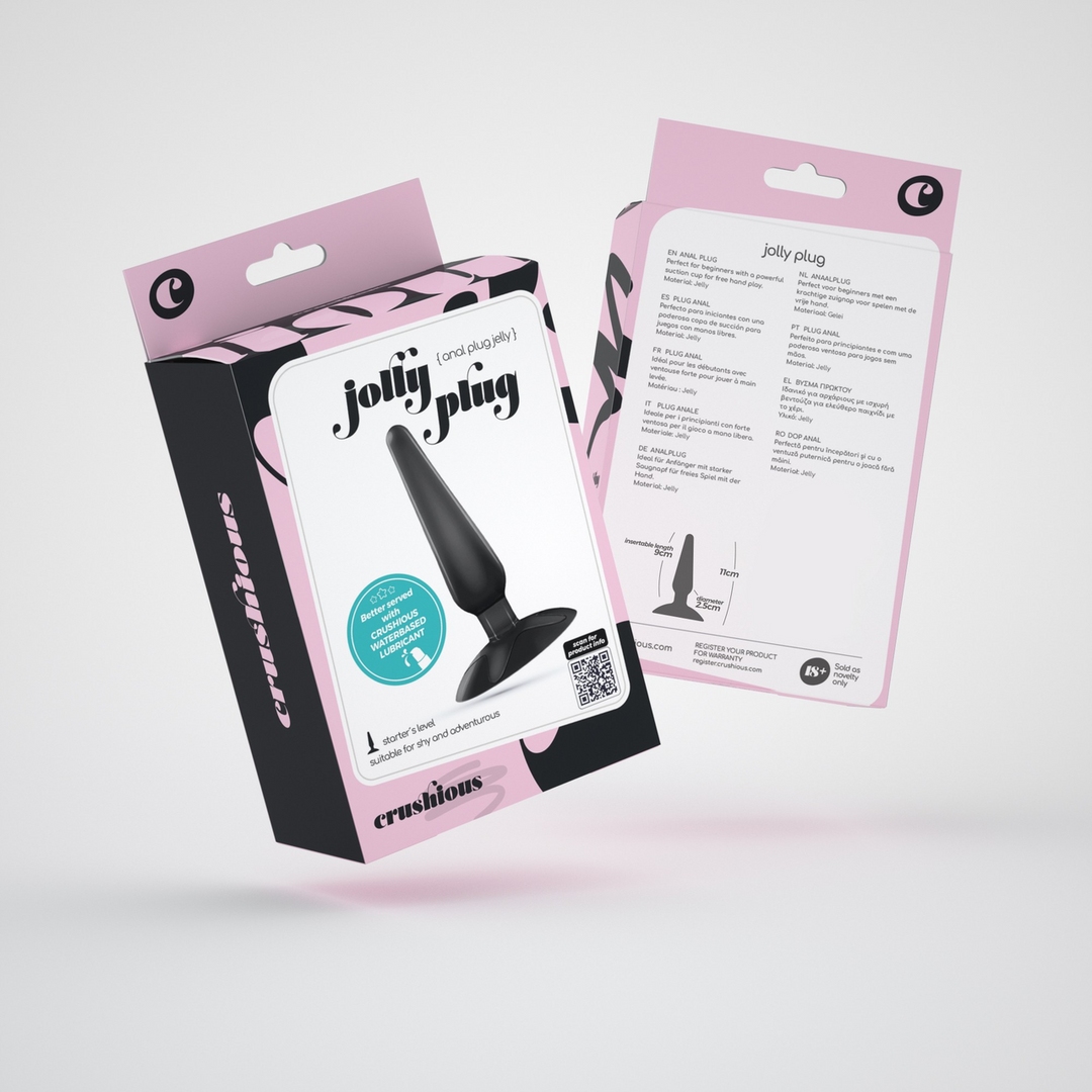 Jolly - Anale Plug - Zwart