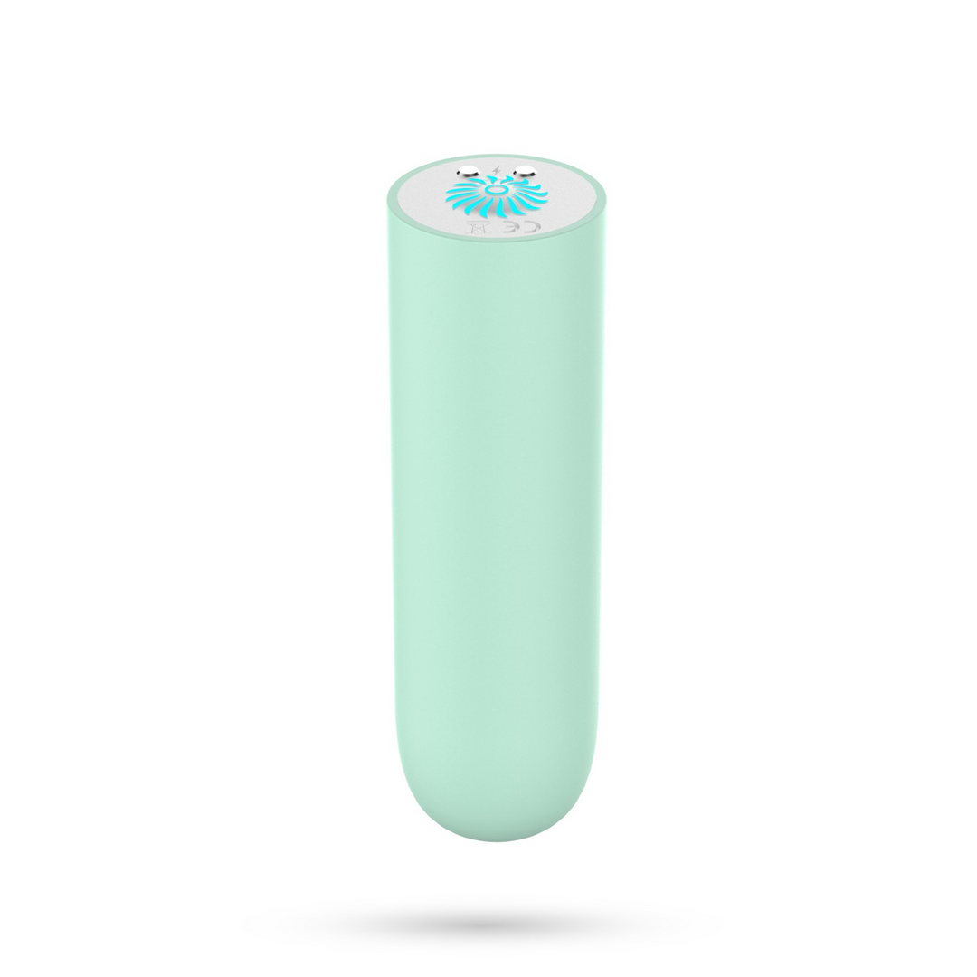 Quackers - USB Oplaadbare Vibrerende Bullet - Muntgroen